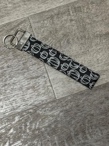 Handcrafted Pumpkin Keychain – Artisan Sewn
