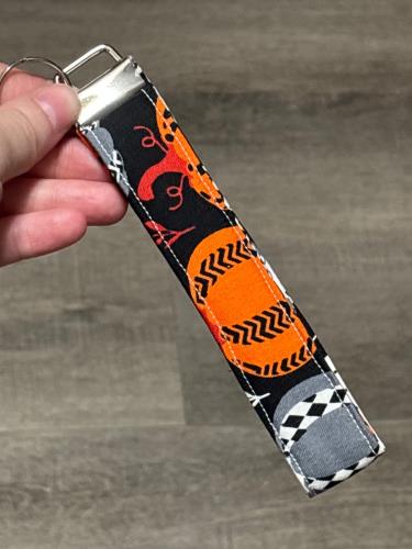 Handcrafted Vintage Pumpkin Keychain