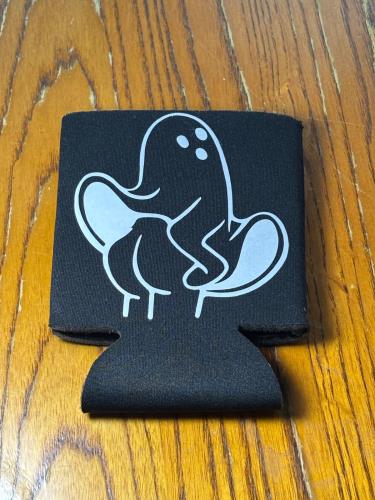 Sexy ghost koozie black