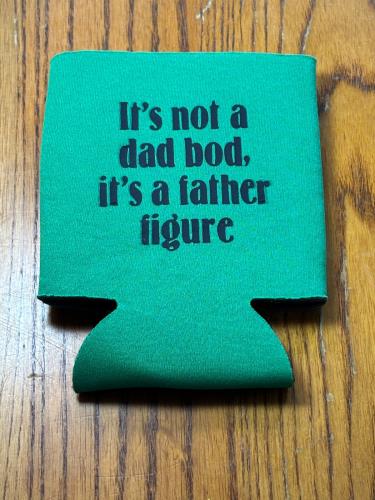 Dad bod koozie green