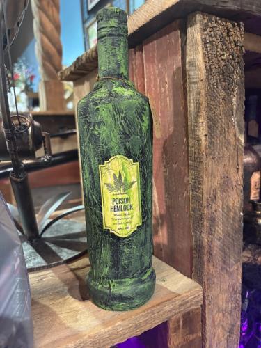 Poison hemlock potion bottle