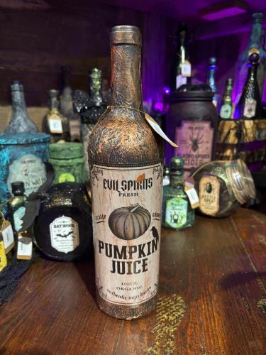 Pumpkin juice potion bottle