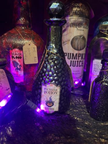 Peculiar potion bottle