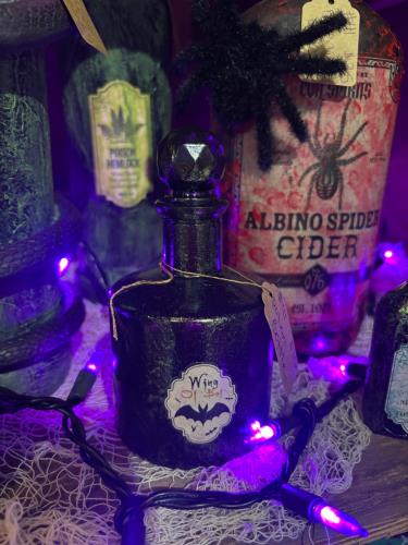 Wing of bat potion bottle