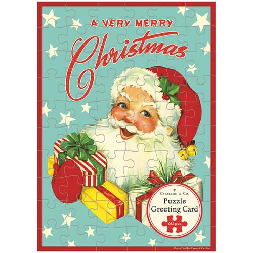 Puzzle Card - Santa