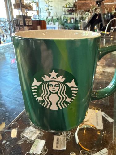 Green Starbucks Logo Mug