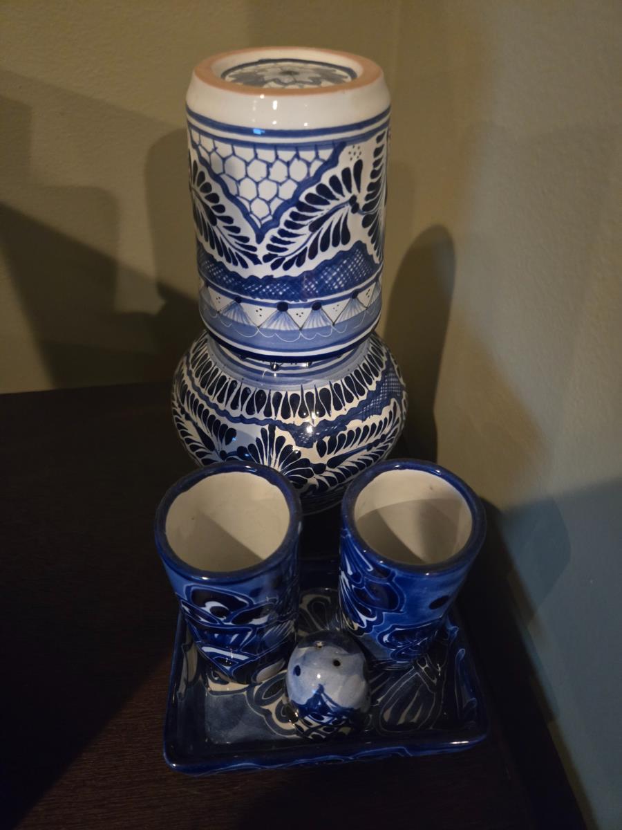 Talavera Ceramic Tequila Set