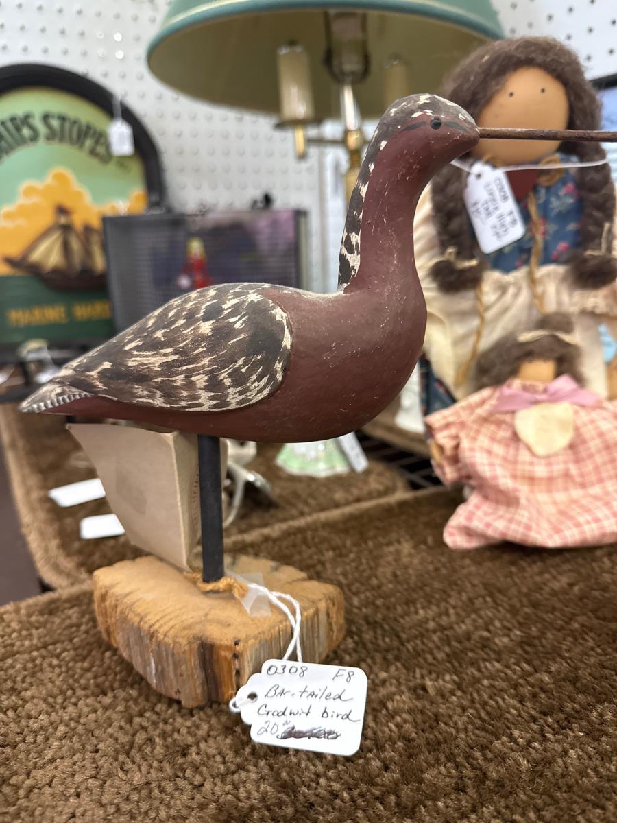 Handcrafted Wooden Bird Decoy