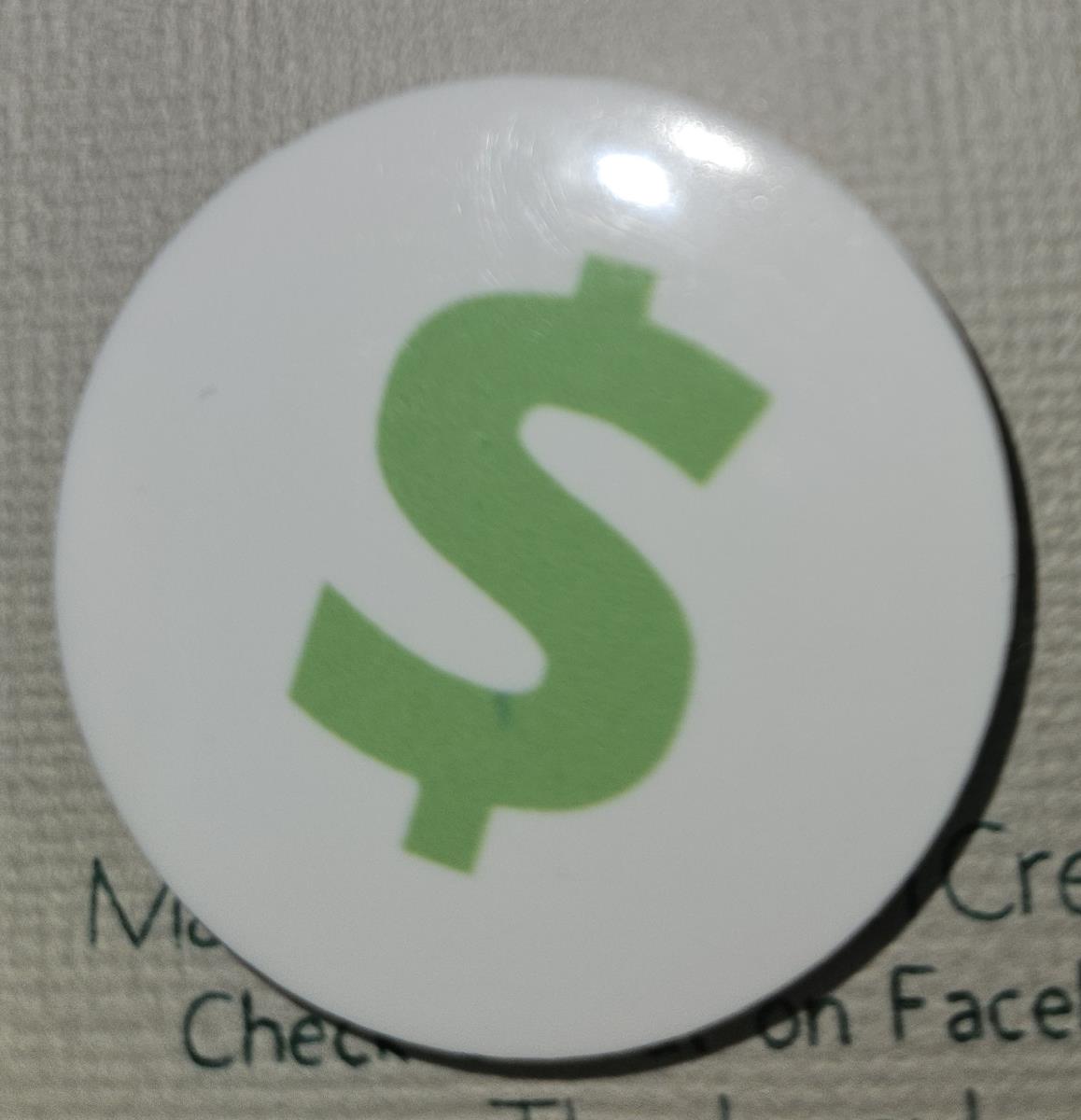 Badge - Dollar Sign