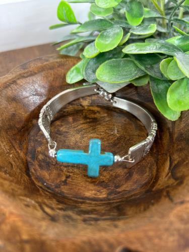 Bracelet Turq Cross