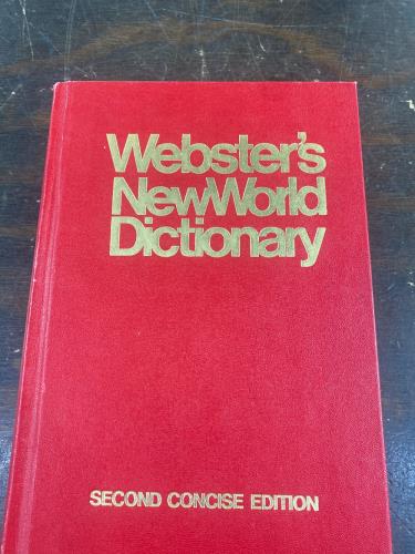 Hardcover Webster's New World Dictionary