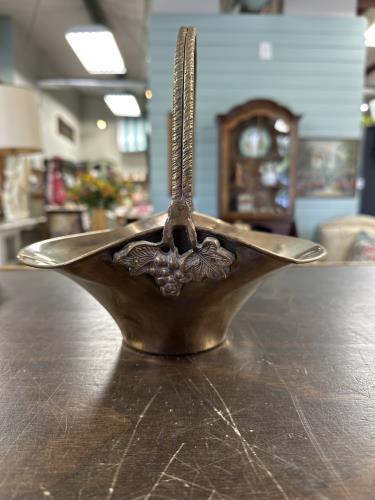 Brass Handled Basket