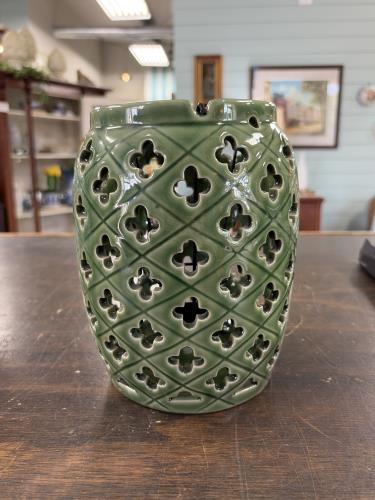 Green Pierced Lantern