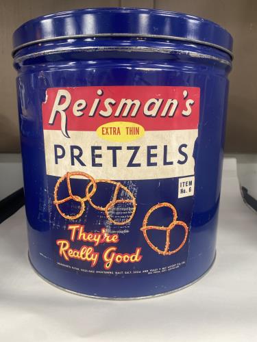 Vintage Pretzel Tin