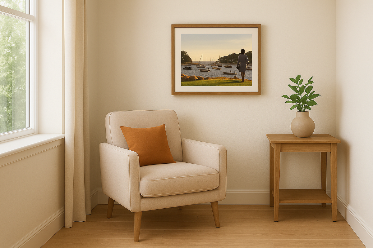 "Manchester by the Sea - A Moment in Time" - Original Photograph on Canvas, 2019