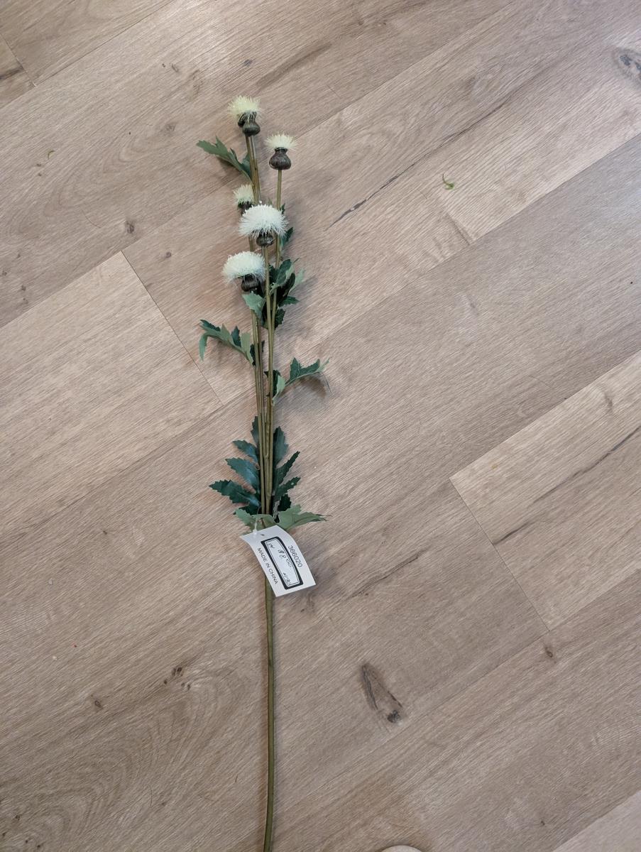 Artificial Thistle Flower Stem