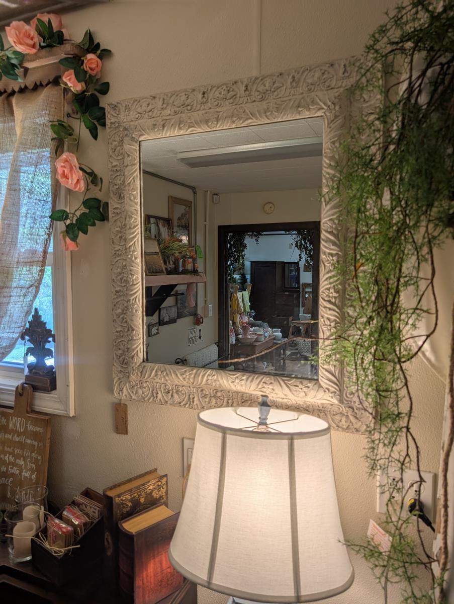 Antique Ornate Carved Mirror